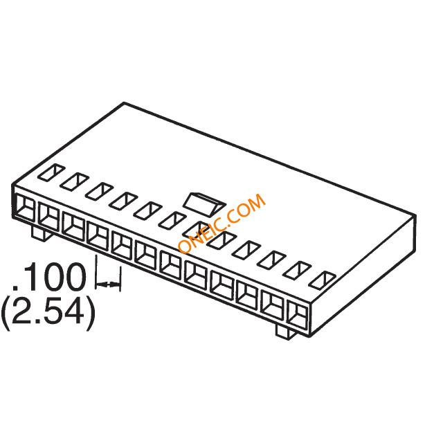 AMPMODU Single Row Housing