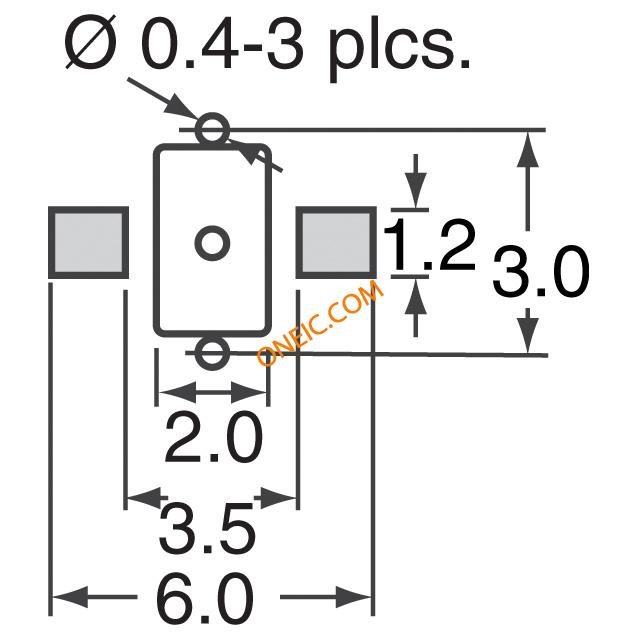 NFM41C Series Footprint