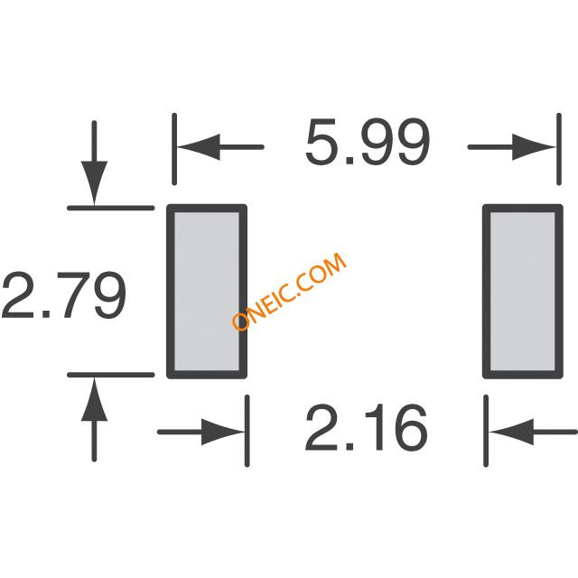 IHLP2020BZER Series Footprint