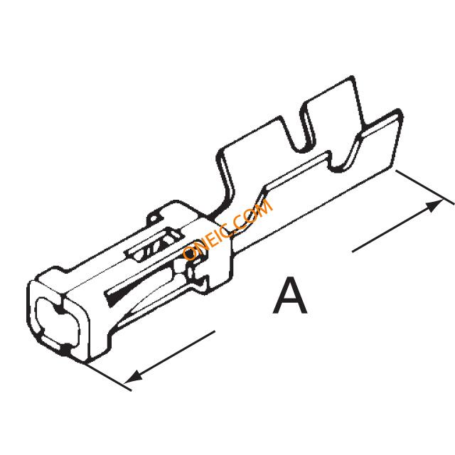 Crimp Snap In Receptacle