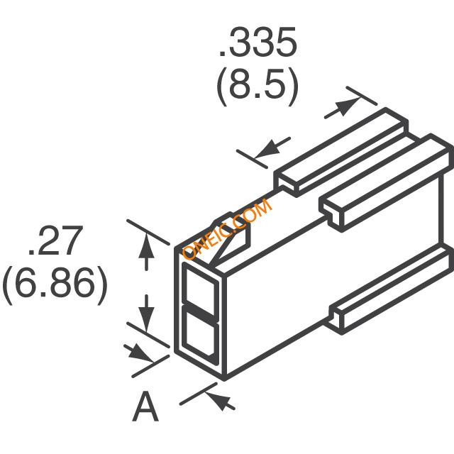 Plug Housing Dual Row Free Hanging