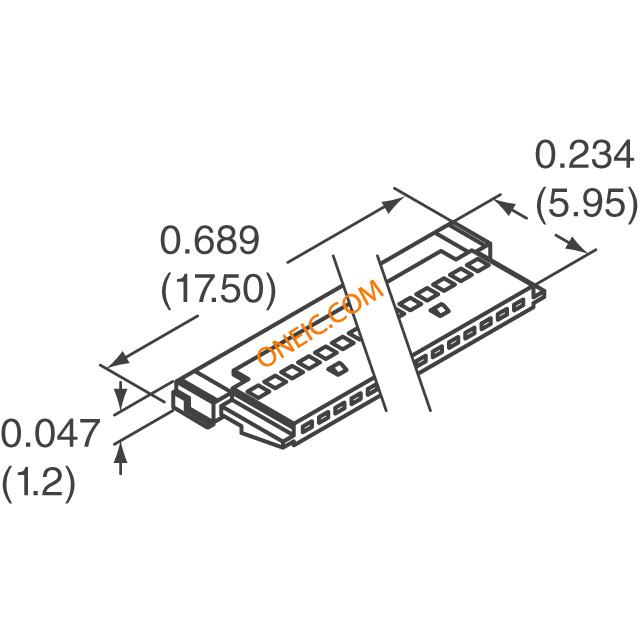 DF19G Series Socket  FPC Cable 14-Position