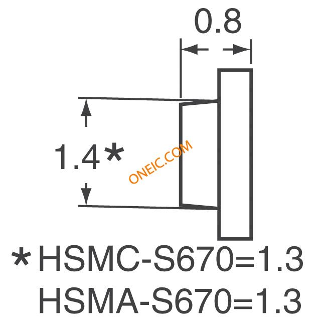 LED Diffused 0805 Side