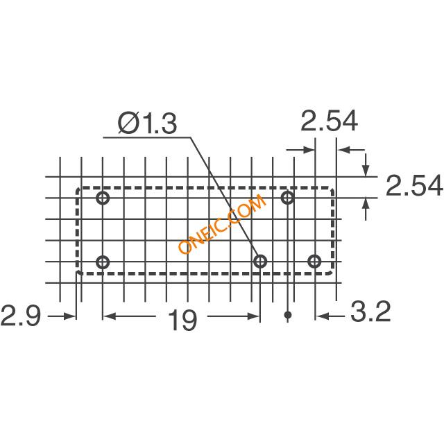 V23061B Series Footprint