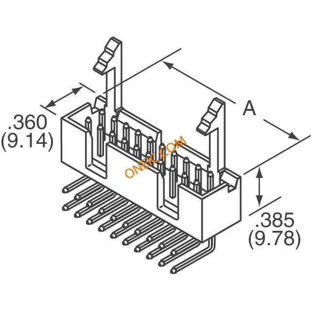 Low Profile Right Angle with Latches
