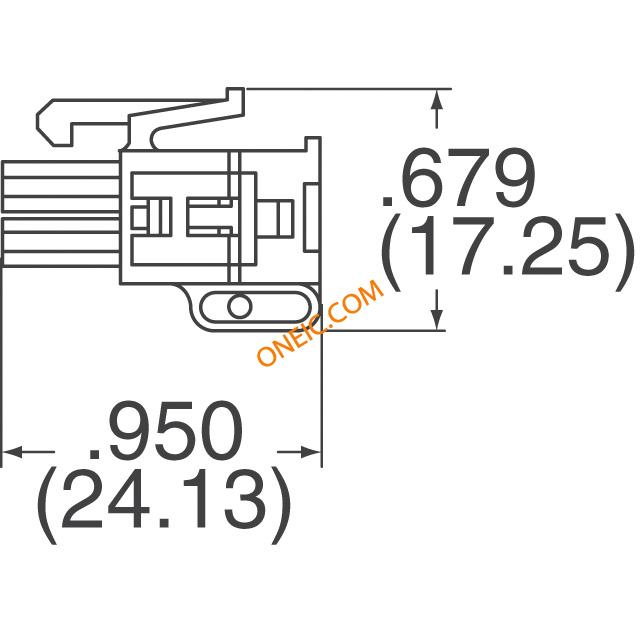 MATE-N-LOK2 Plug Dual 8-24 Circuits Side