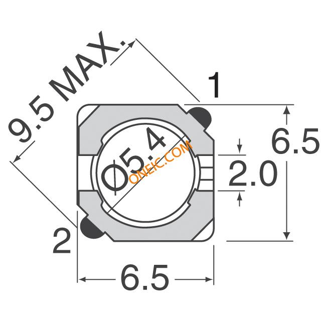 CDRH6D28 Series Bottom
