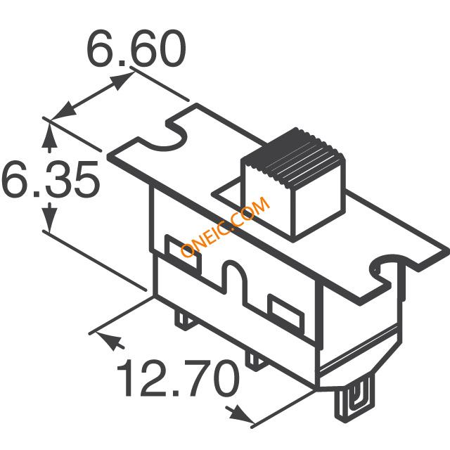 1000 Series SPDT Slide On-On