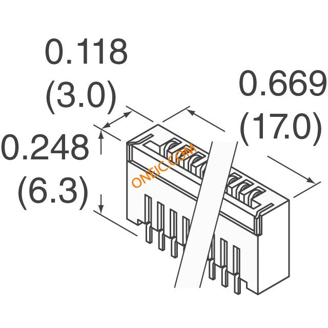 FFC Connector-Rt angl-14 Position