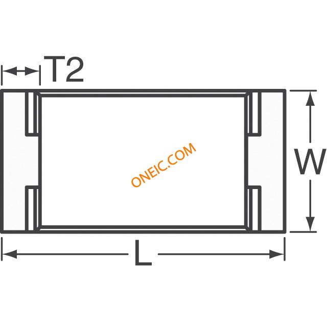 CRCW-HP-402, 603, 805, 1206, 2010, 2512 Top