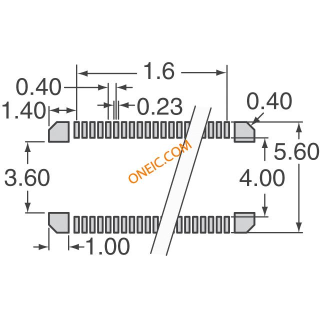F4 Series Socket FtPrnt-1.6