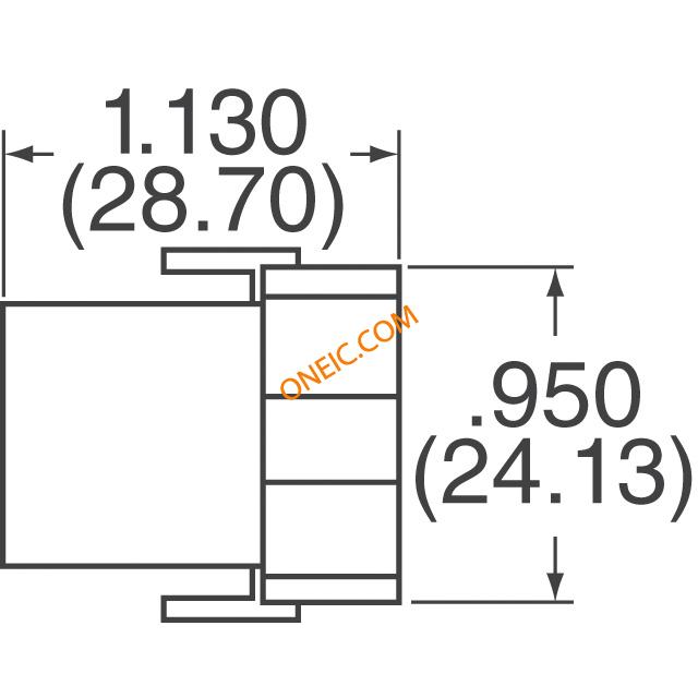 Housing Panel Mount 9 Circuit Cap Side