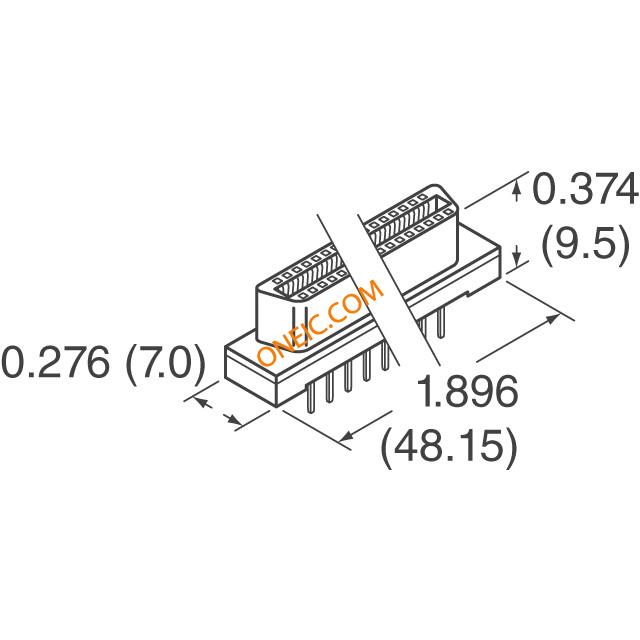 FX2C Straight Recept-60S