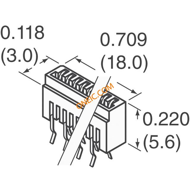 FFC Connector-DIP-16 Position