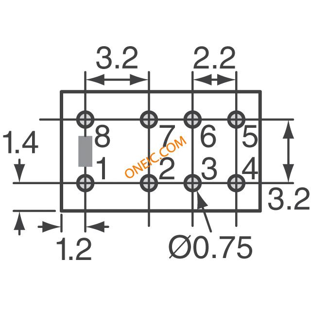 IM0(3,6,7)NS Footprint