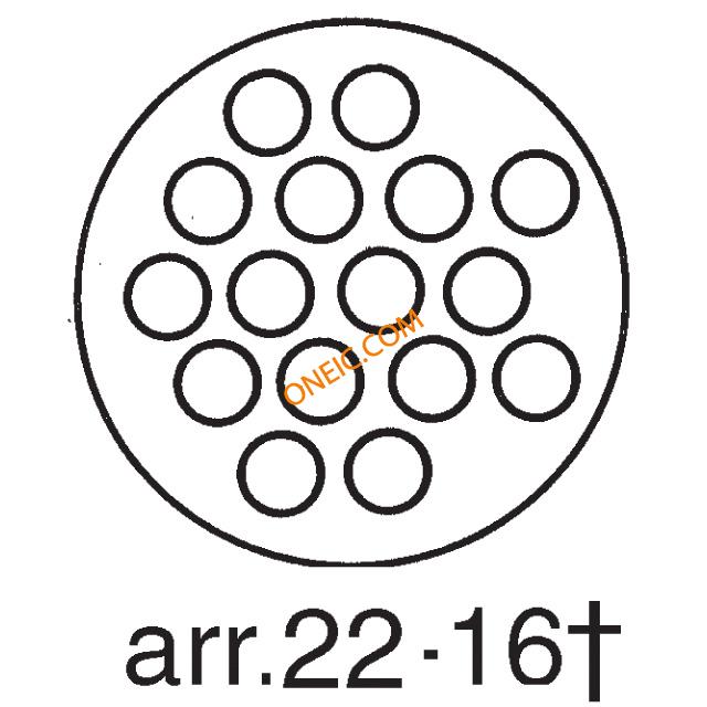 208 Series Shell Size 22-16