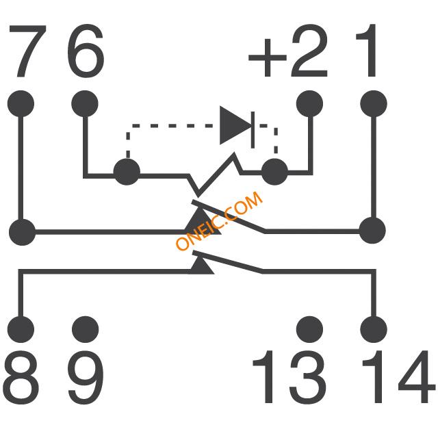 JDW DPST-NO Circuit