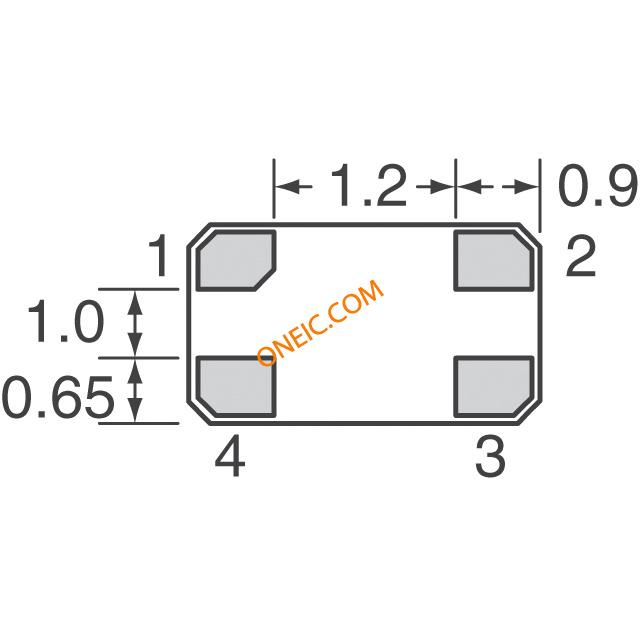 ABM8 Series Footprint