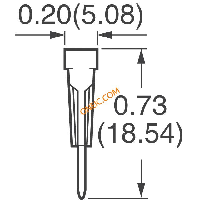 02570 Series Blade Fuses Side