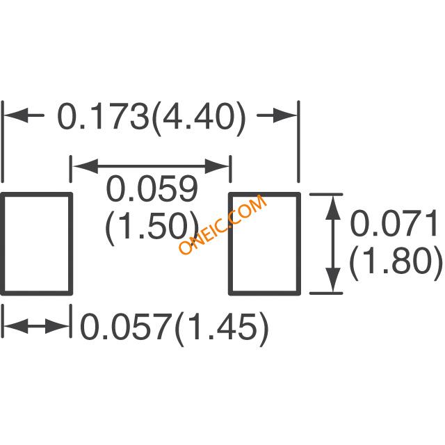 1206S(FF,FH,FS) Series Footprint
