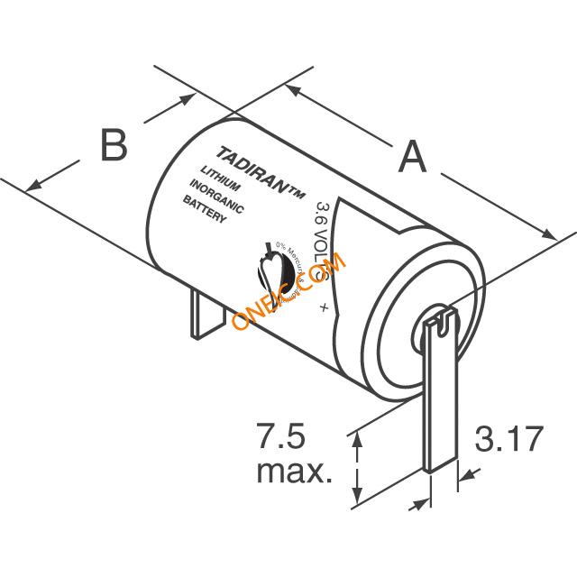 TL(M) Battery with Tabs