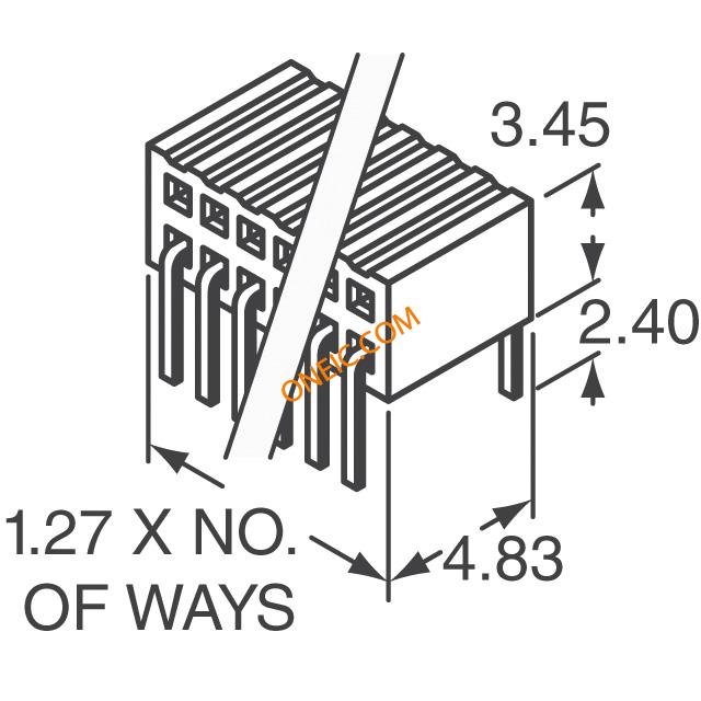 Receptacles Dual Right Angle PCB