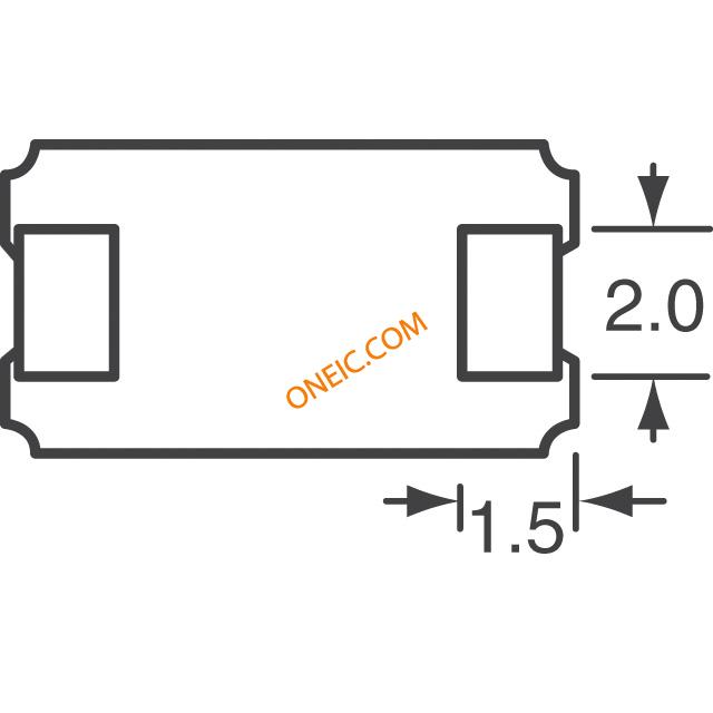 NX8045GB Series Footprint