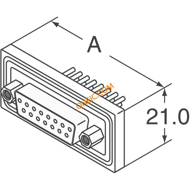 D-Sub Female Vertical PCB 15-Position