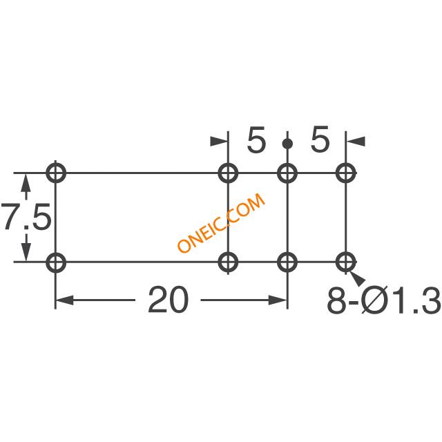G2RL-(1,14)-E,G2RL-2,24 Series Footprint