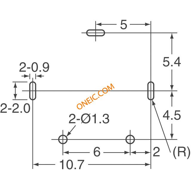 CP1-12V Footprint