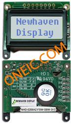 NHD-0208AZ-FSW-GBW-3V3